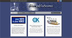 Desktop Screenshot of blueoklahoma.org